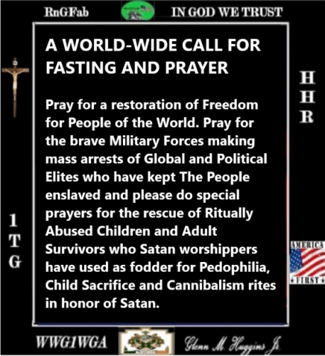 A WORLD-WIDE CALL FOR FASTING AND PRAYER