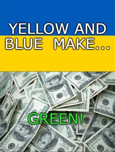 yellow and blue