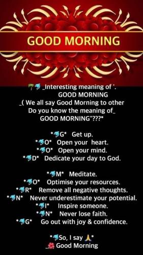 good morning christians 16