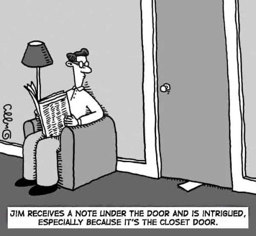 receives a note