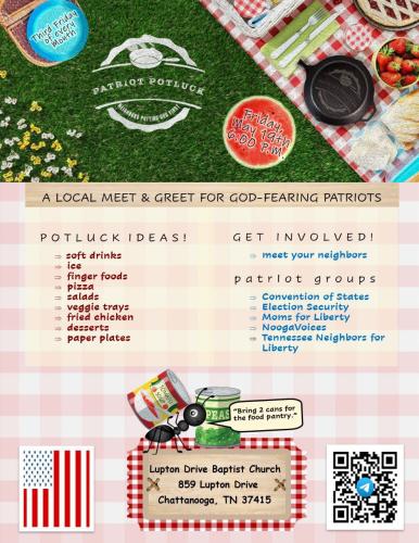 Chattanooga, Tennessee - May 19, 2023 - Local Meet and Greet for God Fearing Patriots