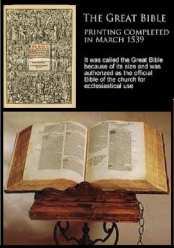 THE GREAT BIBLE 1539