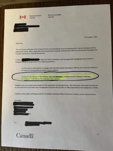 Canada Bans Lets Go Brandon