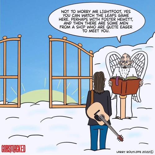 Gordon enters heaven