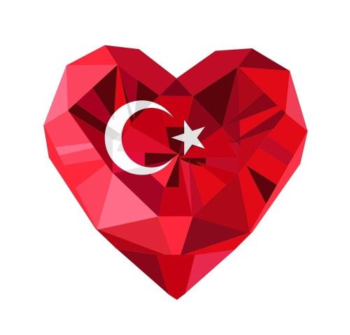 jewelry-turkish-heart-with-the-flag-vector-12730425 - dire