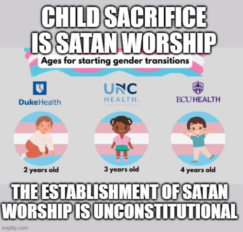 Child Sacrifice is Satan Worship