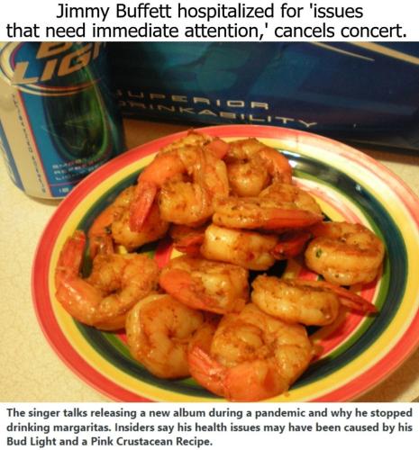 Jimmy Buffett hospitalized