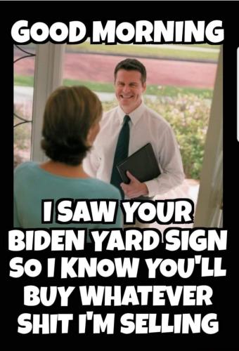 Biden follower are still asleep and stupid