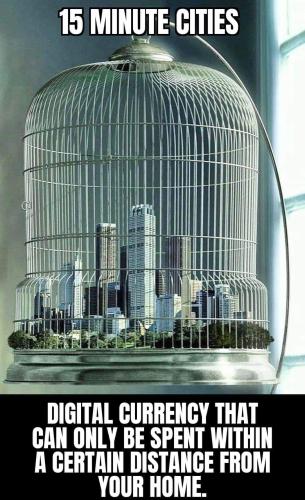 15 minute city cage