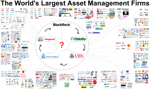 Connections Map - The World's Largest Asset Management Firms