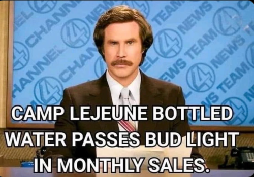 Camp Lejeune Water vs Bud Light