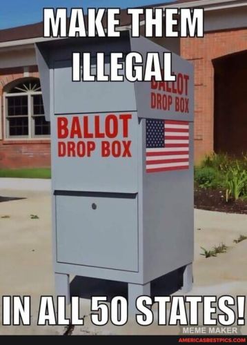 ballot drop boxes illegal