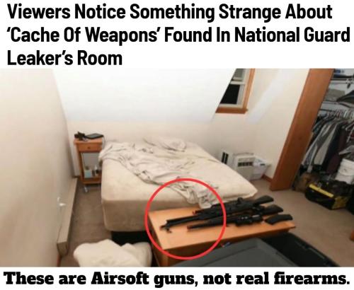 National Guard Leaker's bedroom