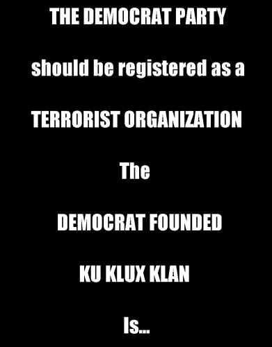 Democrat Party Terrorist Organization