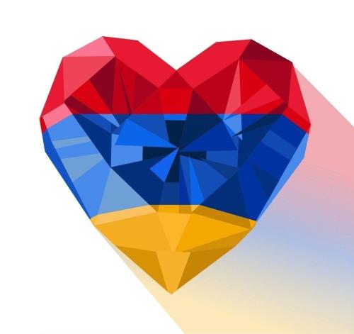 crystal-gem-jewelry-armenian-heart-with-the-flag-vector-12730409 - io am #hj hj #fict