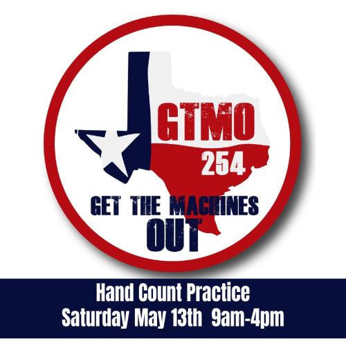 Williamson County, Texas - May 13, 2023 - Handcounting Ballot Practice Using Legal Methods in Texas