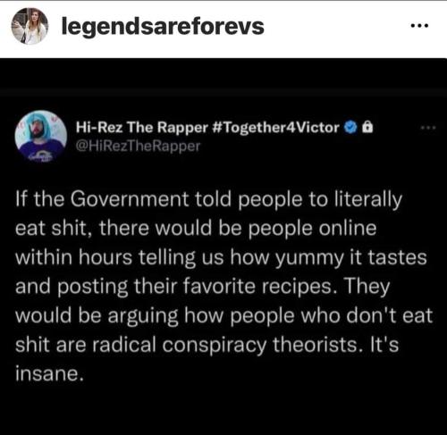 if the government told people