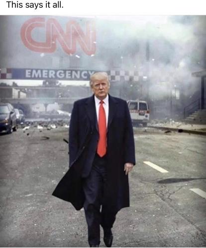 Social Media - Trump leaving CNN devastated