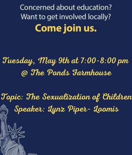 Dorchester, South Carolina - May 9, 2023 - Education - The Sexualization of Children