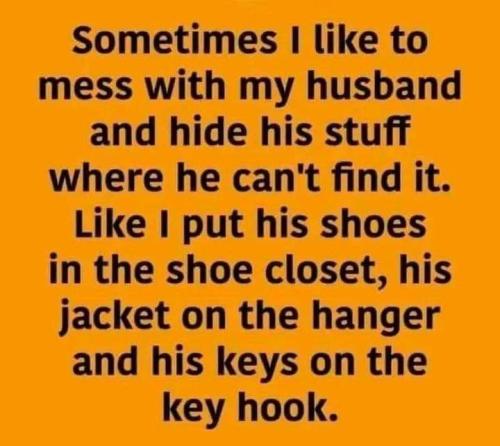 hide his stuff