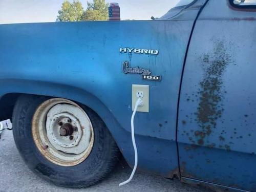 charging the old car