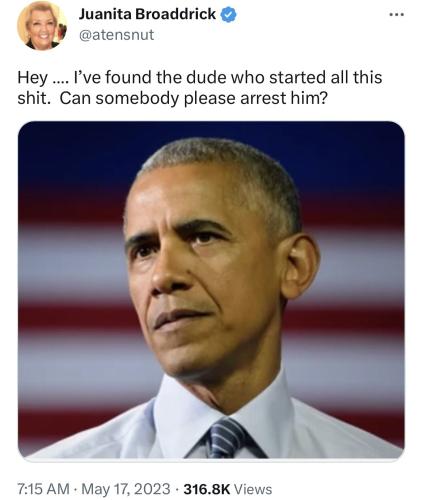 Somewhere in Kenya a village is missing its' IDIOT!