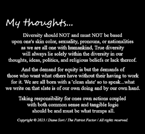 my thoughts