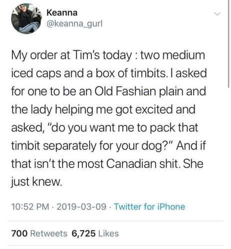 my order at timmies