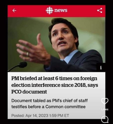 PM briefed