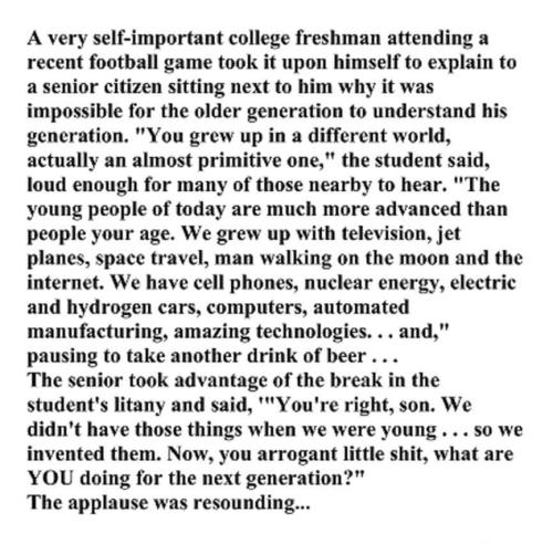 the applause was resounding