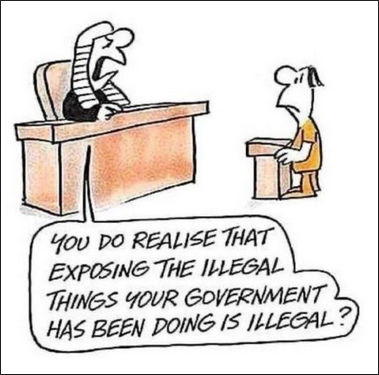 exposing the illegal things