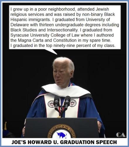 Social Media - Biden's speech at Howard