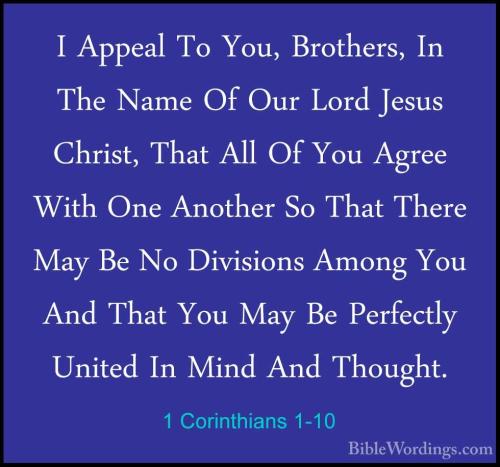 05-05-23 1 Corinthians 1_10