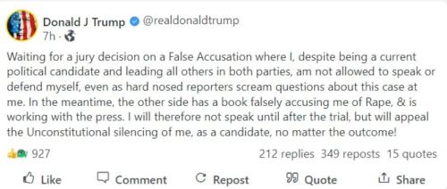 DJT on Gab