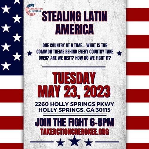 Cherokee County, Georgia - May 23, 2023 - Stealing Latim America