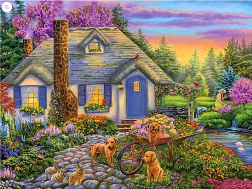 !  Country home with pets