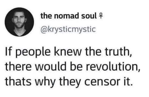 tha is why they censor it