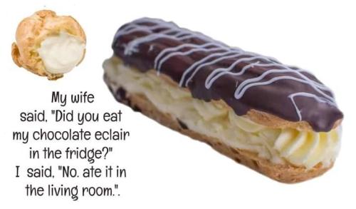 ate it in the living room