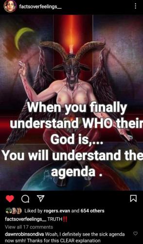 Baphomet Satanic Diety