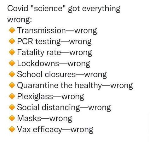 science got everything wrong