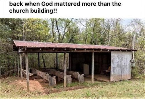 back when God meant more than the church building