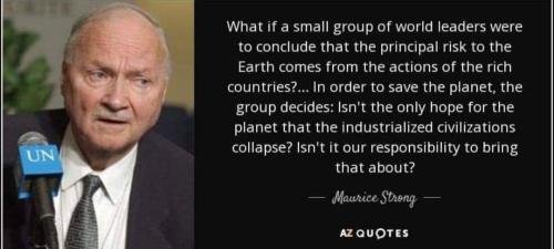 in order to save the planet