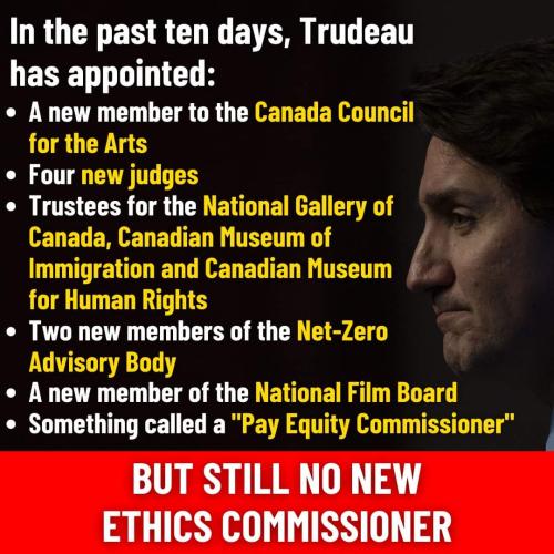 still no ethics commissioner