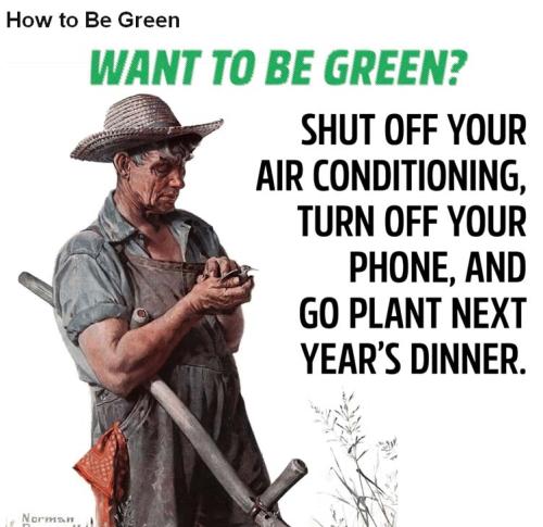 Want to be Green