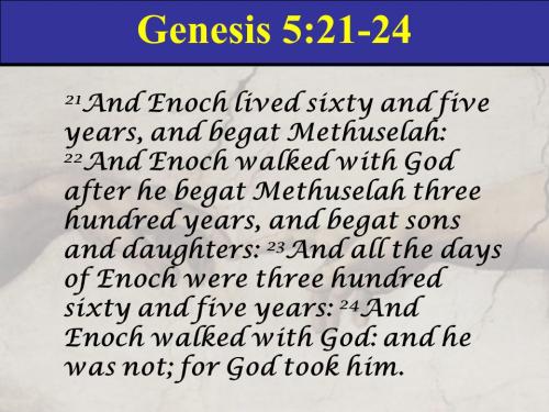 Genesis 5_21-24
