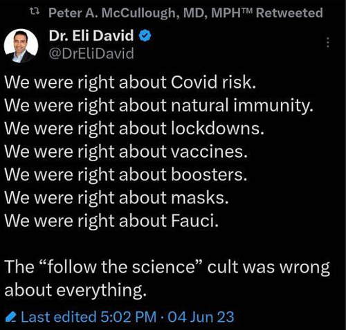follow science cult