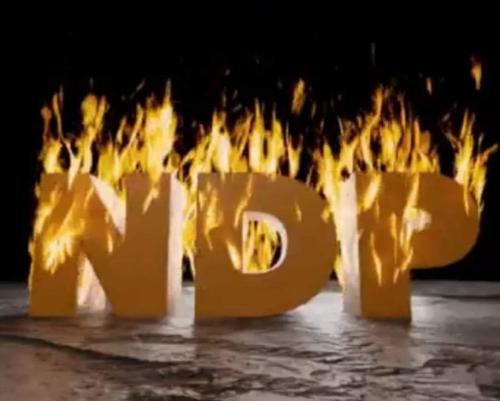 NDP burning