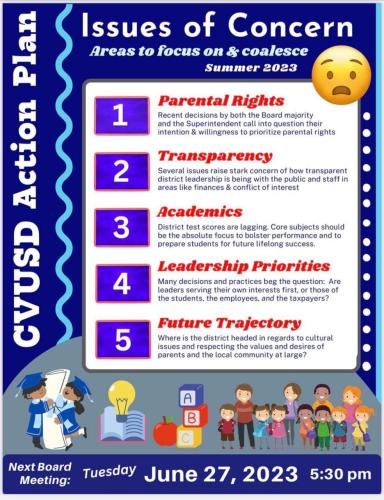 El Cajon, California - June 27, 2023 - School Board Meeting