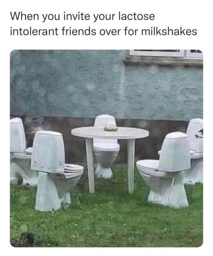 friends for a milkshake