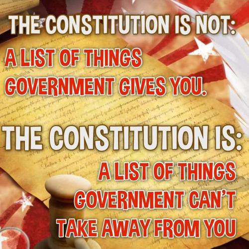 the constitution is not